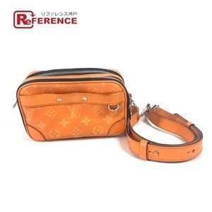 Louis Vuitton Taiga Rama Alpha Wearable Wallet Leather Orange